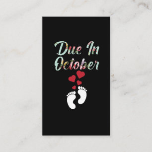 Faire-part de grossesse Date prévue pour le béb