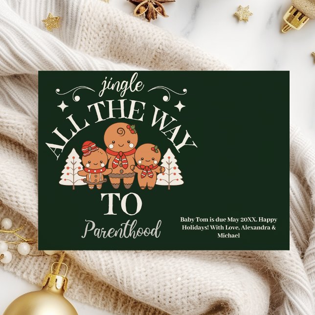 Faire-part de grossesse de bébé de Noël (Créateur téléchargé)