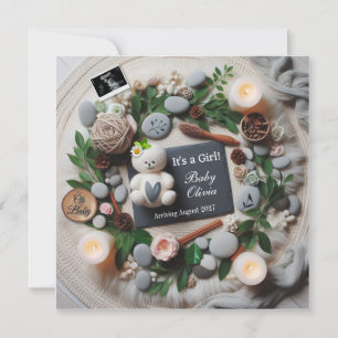 Faire-part de grossesse de bébé pour les médias so