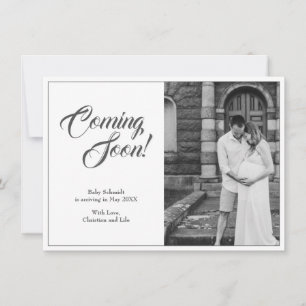 Faire-part de grossesse de style classique