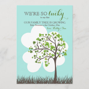 Faire-part de grossesse du jour de St Patrick