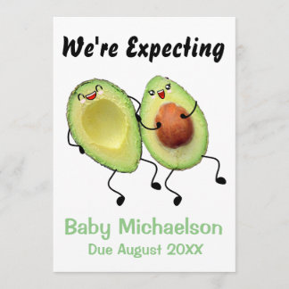 Faire-part de grossesse en couple Avocado