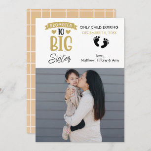 Faire-part de grossesse   Grande soeur