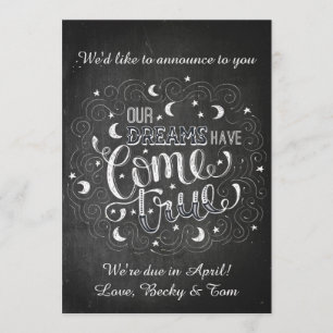 Faire-part de grossesse mignonne