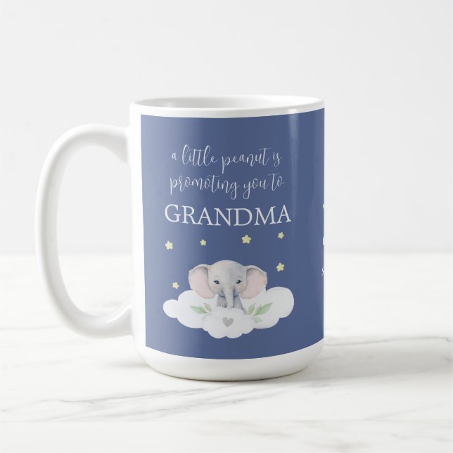 Faire-part de grossesse personnalisée Mug mignon g (Gauche)
