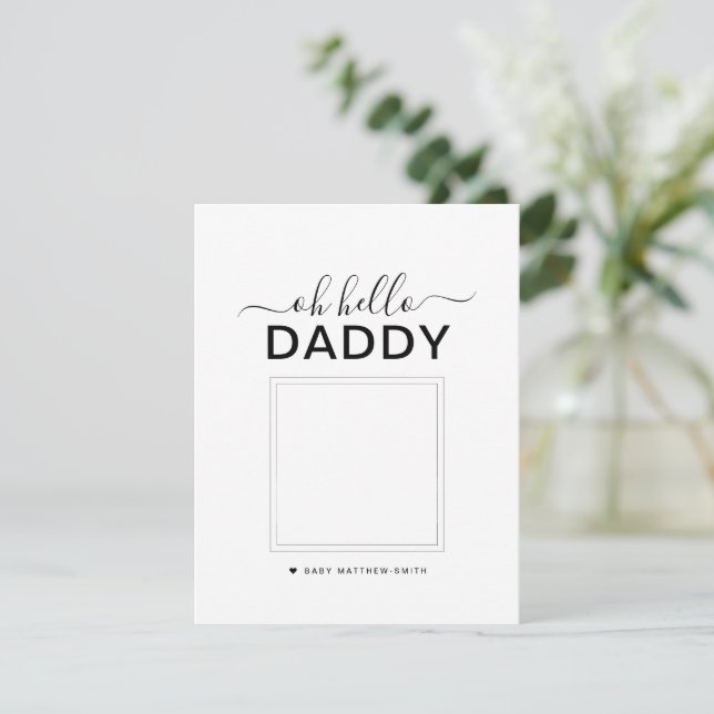 Faire-part de grossesse simple Ultrasound (Debout devant)