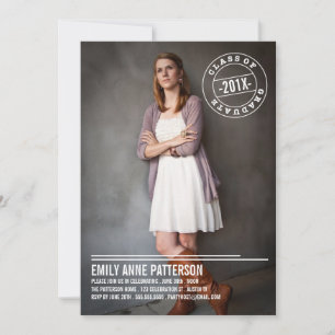 Faire-part de la fête de la remise des diplômes du