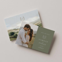 Faire-Part de Luxe Campagne Photo Save The Date