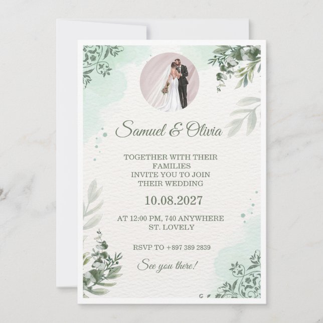 faire-part de mariage (Devant)