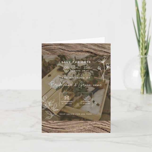 faire-part de mariage (Devant)