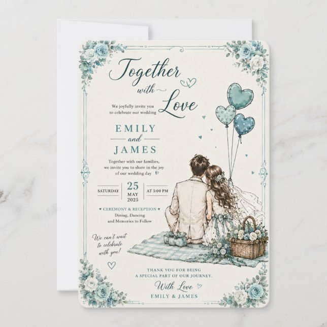Faire-part de mariage (Devant)