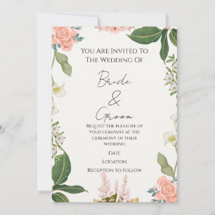 Faire-part de mariage
