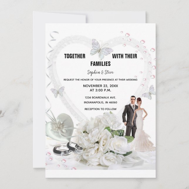 Faire-part de mariage (Devant)