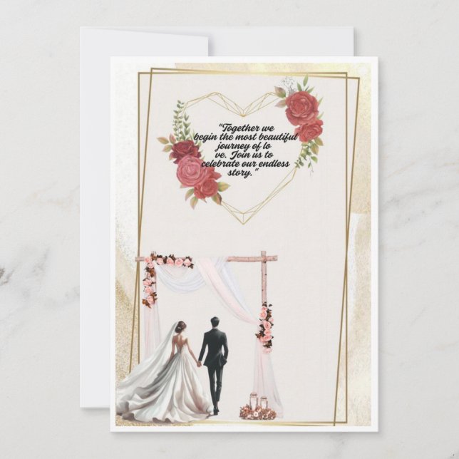 faire-part de mariage (Devant)