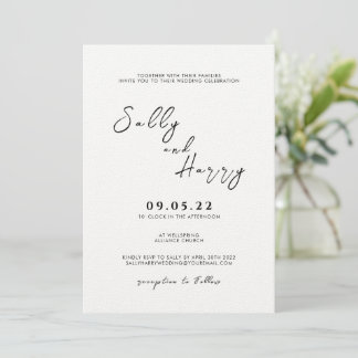 Faire-part de mariage