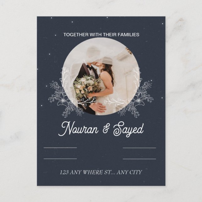 Faire-part de mariage (Devant)