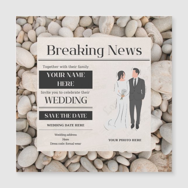 faire-part de mariage (Devant)