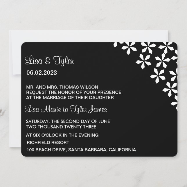 Faire-part de mariage (Devant)