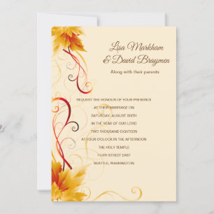Faire-part de mariage