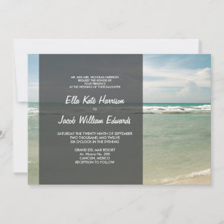 Faire-part de mariage 5x7 // Collection de plage m