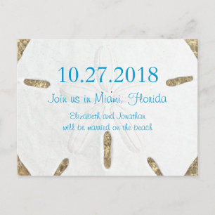 Faire-part de mariage à Big Sand Dollar Beach