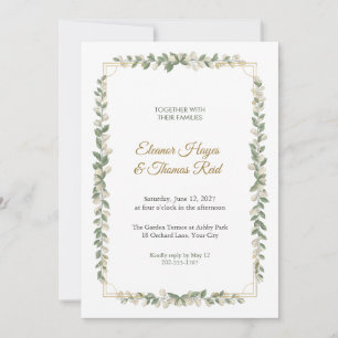 Faire-part de mariage à corbeaux mitrés