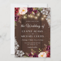 faire-part de mariage à cordes rustiques