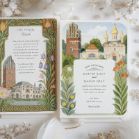 Faire-part de mariage à Darmstadt aquarelle