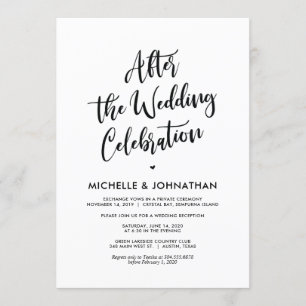 Faire-part de mariage à la calligraphie parfaite p