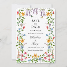 Faire-part de mariage à l'aquarelle avec photo