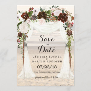 Faire-part de mariage à l'arbor Beach Save the Dat
