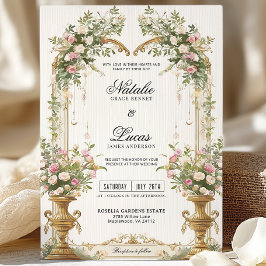 Faire-part de mariage à l'Arche Florale du Jardin