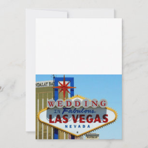 Faire-part de mariage à Las Vegas la fabuleuse