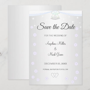 Faire-part de mariage à l'occasion des noces d'arg