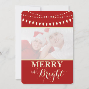 Faire-part de mariage à monogramme Merry and Brigh