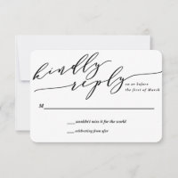 Faire-part de mariage à motif floral tropical avec