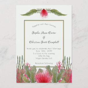 Faire-part de mariage À Thème Plage Nautique