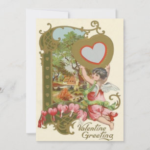 Faire-part de Mariage Ange Chérubin Cupidon Cœur