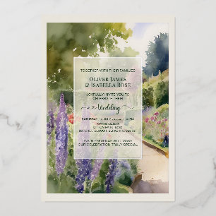 Faire-part de mariage aquarelle personnalisé du Ma