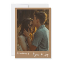 Faire-part de mariage Automne/Boho