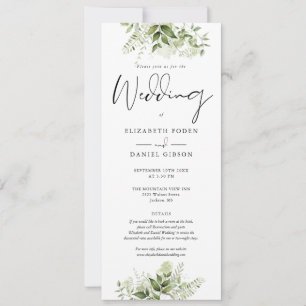 Faire-part de mariage avec détails de monogramme f