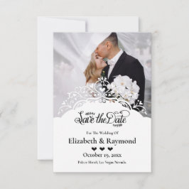 Faire-part de mariage avec photo personnalisée pou