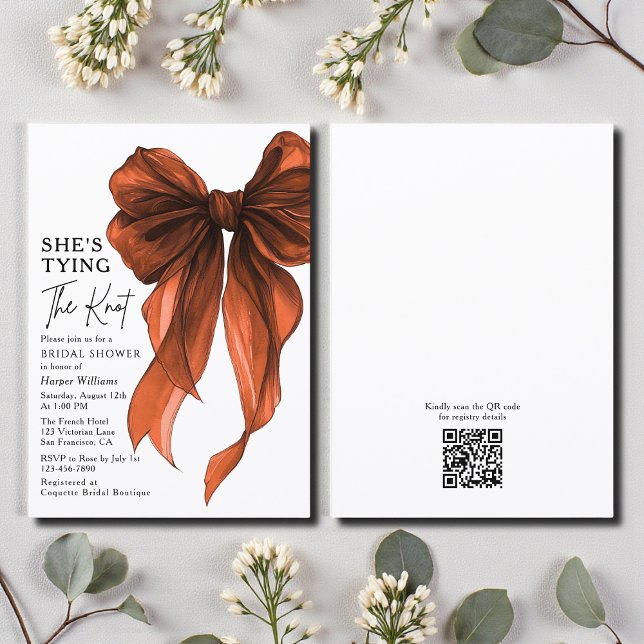 Faire-Part de Mariage avec QR Code pour Enterremen (Créateur téléchargé)