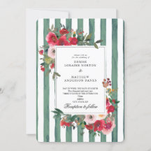 Faire-part de mariage Basil Green