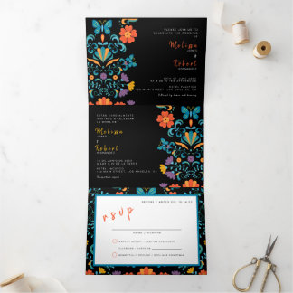 Faire-part de mariage bilingue - Fiesta All in One