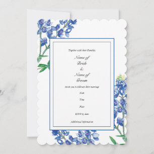 Faire-part de mariage Bluebonnet