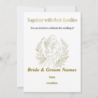 Faire-Part de Mariage Bohème