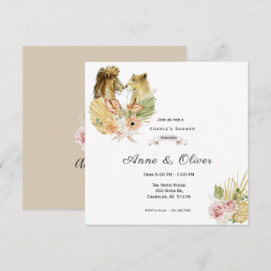 Faire-part de mariage Bohême Floral