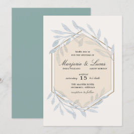 Faire-part de mariage Botanique douce