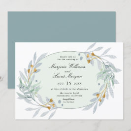 Faire-part de mariage Botanique douce